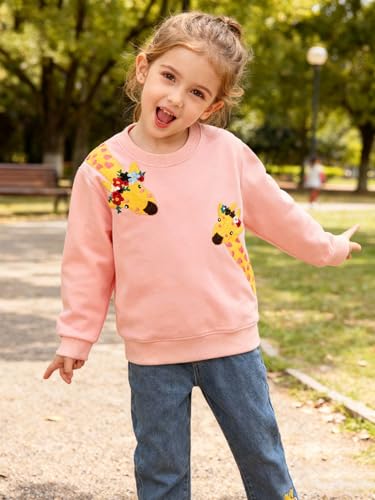 Image of Hongshilian Unisex Kids Cute Cartoon Cotton Sweater Shirt
