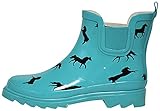 NORTY - Womens Ankle Rain Boots - Ladies Waterproof...