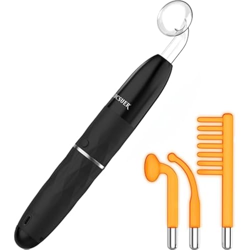 OxyGlow 2 Cordless High Frequency Facial Wand for Face & Scalp Care