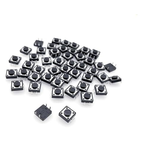 JZK 50pcs 12mm Mini Tactile Push Button Switch Cover