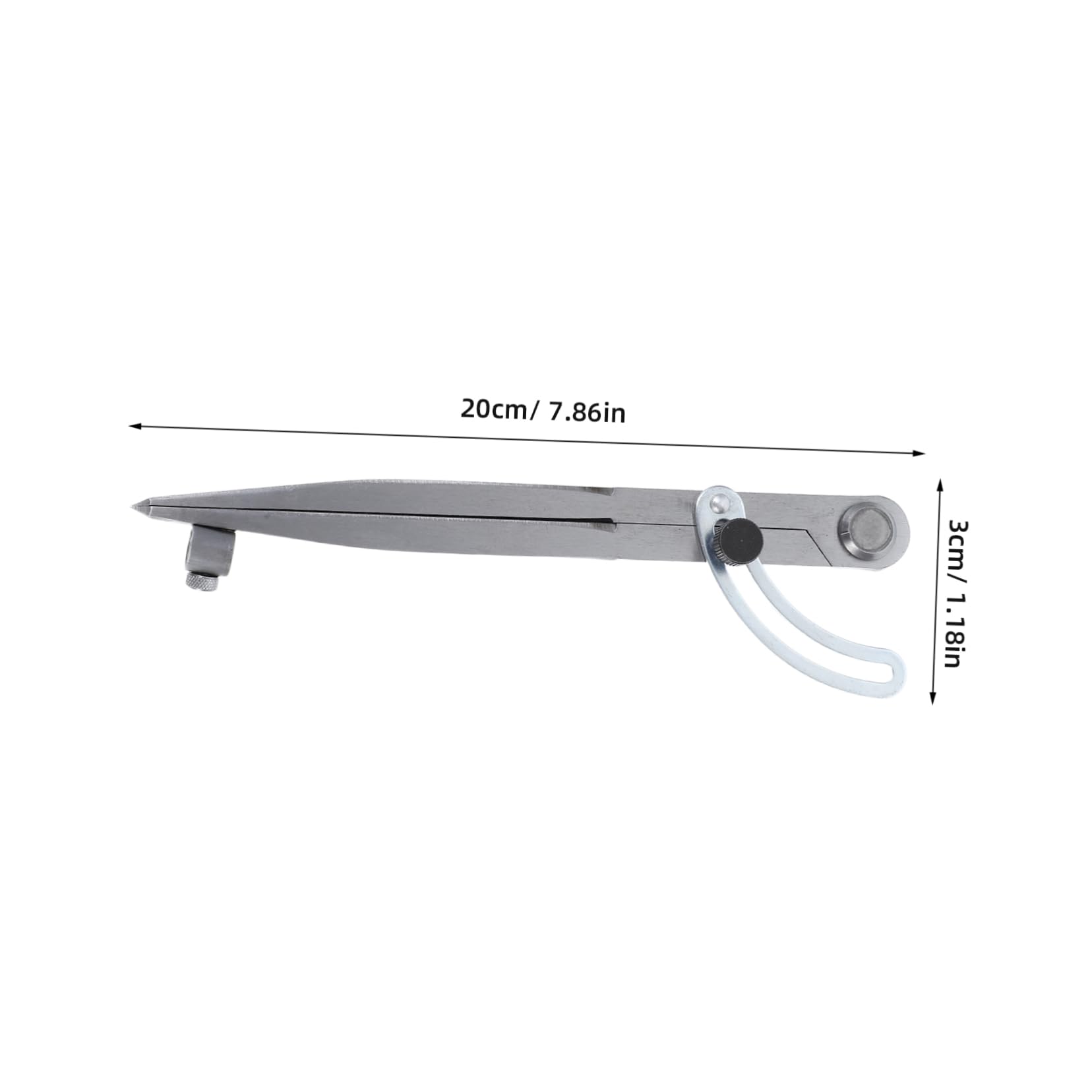 1set Compasso Da Disegno Professionale Con Portamatite Matite Strumento Di Precisione Per Geometria e Lavorazione Del Misurazioni Accurate e Versatile Per Progetti Di Design