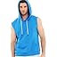 Sleeveless Hoodie Blue