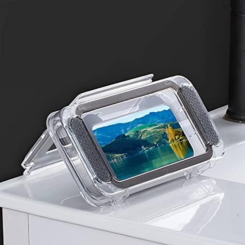 qdlzlg bathroom shelves mobile phone storage box shower shower chasing drama watching