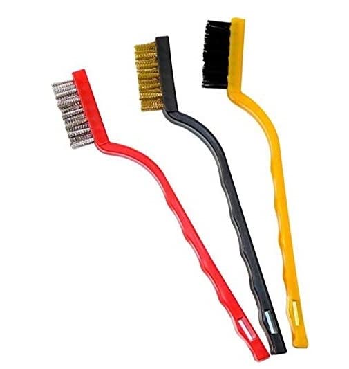 See full amazon price history chart for MobFest® 3 Pcs Mini Nylon, Stainless Steel & Brass Brush Set for Cleaning Rust Removal, Metal Brush for Tiles, Kitchen Cleaning, Gas Cleaning Kit MobFest® 3 Pcs Mini Nylon, Stainless Steel & Brass Brush Set for Cleaning Rust Removal, Metal Brush for Tiles, Kitchen Cleaning, Gas Cleaning Kit (B0BJKSDCDK) Amazon Price History, Amazon Price Tracker