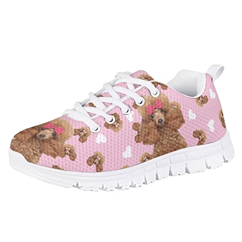 Pinupub Boys Girls Sports Shoes for Running Walking Animals Print Kids Casual Tie Lace Sneakers