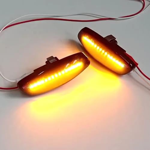 Clignotant Dynamique LED Blanc Haute Visibilité pour Répéteur Peugeot 308