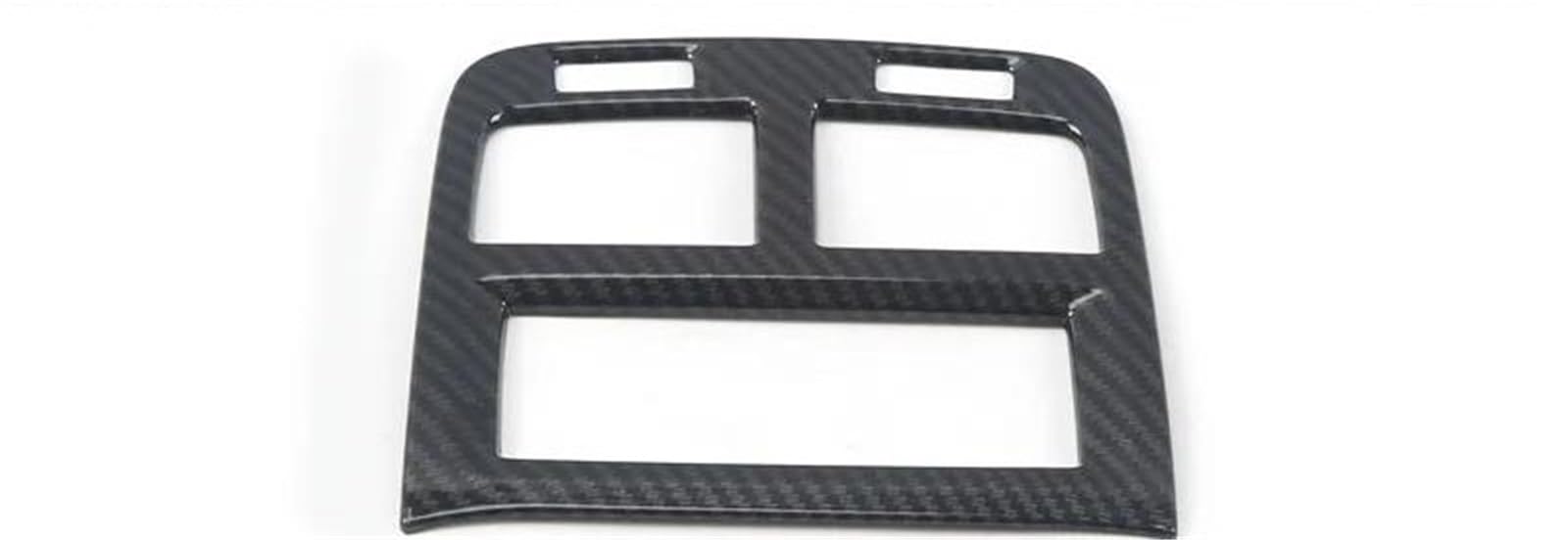 for Volvo XC60 2018 2019 2020 2021 2022 Auto Rear Armrest Air Vent Outlet Cover Trim Interior Conditioning Decoration Interior Decal Trim(Carbon1)