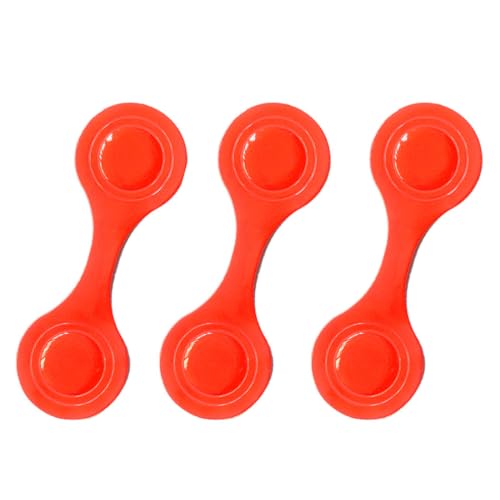 NHPY 3er Set Magnet-Reflektoren Reflektierende Ansteckmagnete für maximale Sichtbarkeit für Rucksack, Jacke, Kinderwagen und mehr