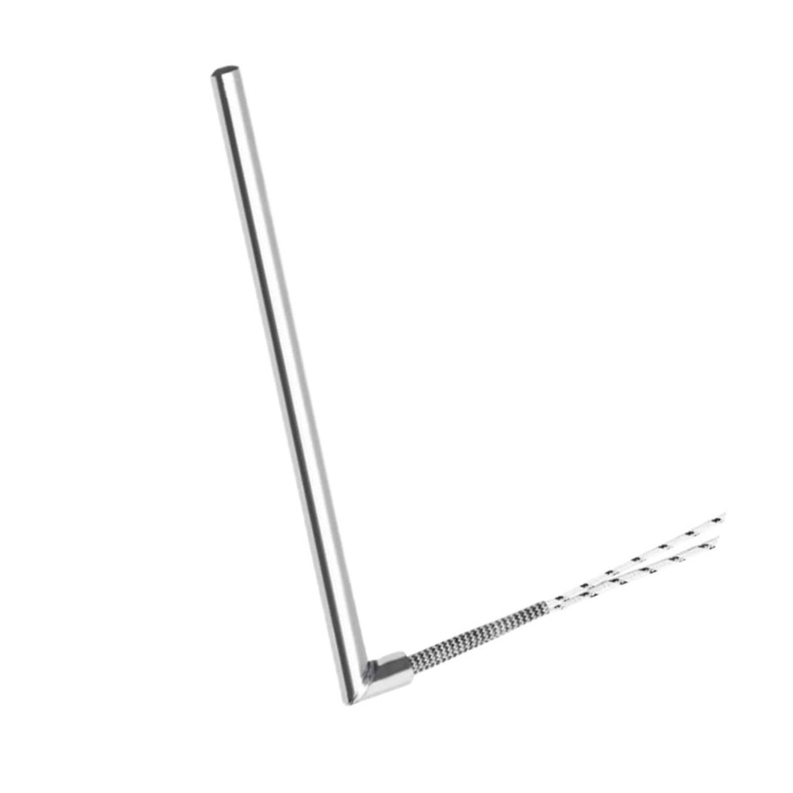 Evpeoetcpc 500W L200mm 220V Cartridge Heater，Cw-3000Ag 10Mm Heating Element Hot Air Rod Heater Right Angle Heating Elemen(500W L200mm)