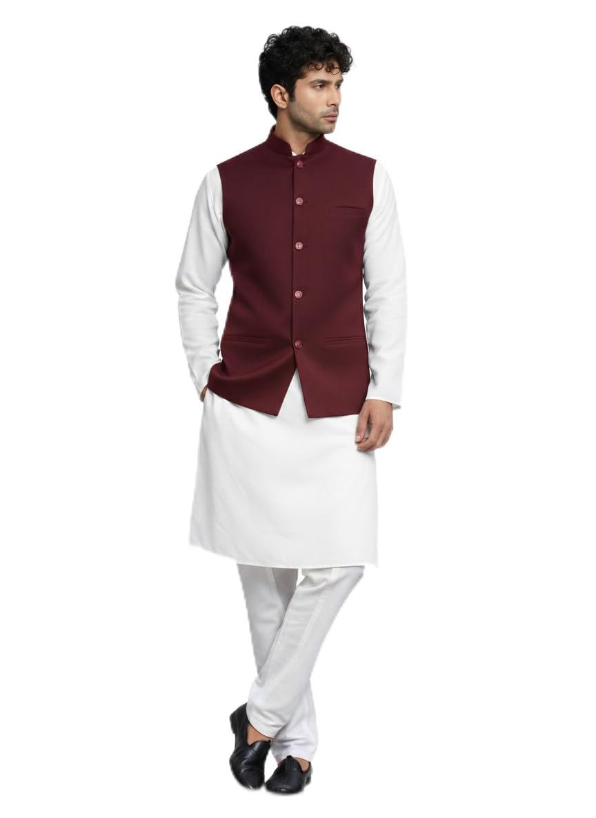 Bandi Modi Koti, Nehru Jacket for Men, Cotton Waistcoat for All Occasion: Diwali, Wedding, Ethnic, Office Party, Formal & casual Look