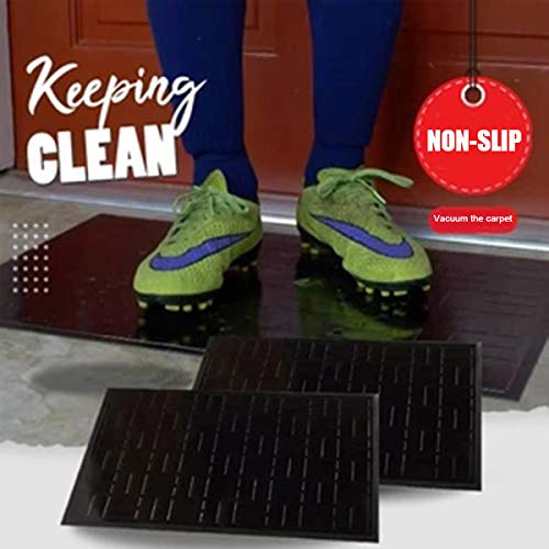 CNSELLER Tapete antipoeira antiderrapante, tapete de absorção de poeira efetivamente remove poeira e