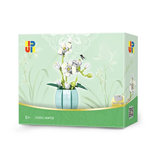 HIDEDE Blumenstrauß Bauset, 464 Teile Künstliches Flower Bouquet für Kinder Erwachsene mit leuchtenden Komponenten… – Bild 4