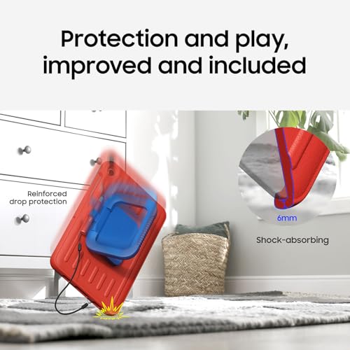 Image of Samsung Galaxy Tab A11+ Kids Edition, 128 GB Android Tablet, Large Display, Durable, Slim, Light, Long Battery Life, US Version, Red