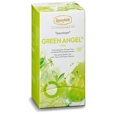 Ronnefeldt Teavelope Green Angel, Aromatisierter Grüner Tee mit Birne-Pfirsichgeschmack Cover