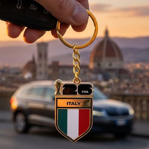 Image of 2026 FIFA World Cup Keychain - Officially Licensed, Collectible Gift for Fans, Durable Metal Ring for Keys, Backpacks
