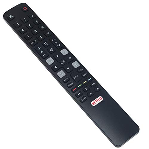 VINABTY 06 IRPT45 RC802N YLI2 Replacement Remote Fit for TCL TV 43DP600 55DP600 50DP600 U43P6006, black - Image 3