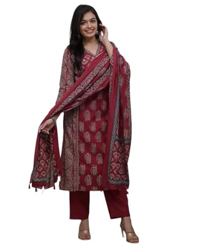 Kurta pour femme rouge chic pour vos soirées d'été et grands événements