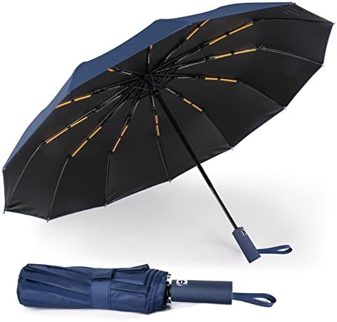 Hannstar Ombrello Da Viaggio Pieghevole, Antivento, Resistente - Foto 7
