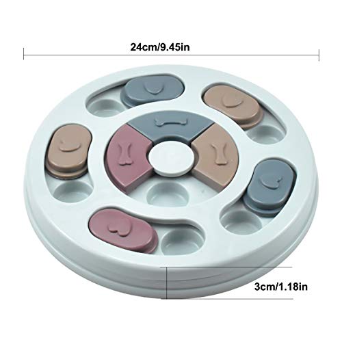HQdeal Hundespielzeug Intelligenz,Interaktiv Welpenspielzeug Spielzeug Hund Puzzle-Spielzeug Futterspielzeug Hunde Beschäftigung Feeder Puzzle Bowl Intelligenzspielzeug für Hunde Welpen und Katzen