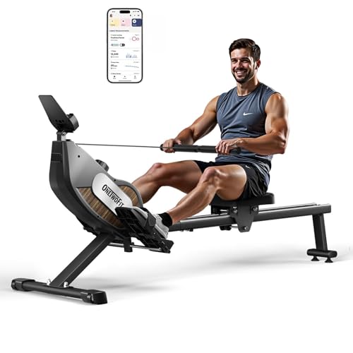 ONETWOFIT Rudergerät Für Zuhause Klappbar, Stepper Für...