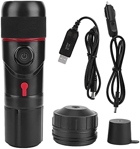 Cafetera portátil, Máquina de Espresso de Cápsulas, 12V autocalentamiento,  Cafetera Doble Uso para familias y Viajes, Cafetera Coche, USB/Encendedor  de Cigarrillos Coche, Coche y Camping - PREYCA