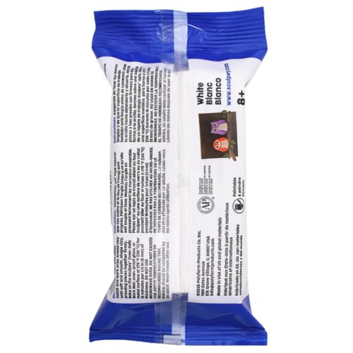 Image of Sculpey Original Oven-Bake Polymer Clay, White, 1 lb. /Pack, 3 Packs