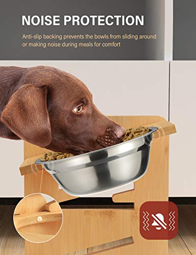 Vantic Ciotole per Cani Rialzate, Porta Ciotole