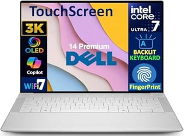 14 Premium (Next Gen XPS 14) Professional Laptop 14.5 Touch OLED 3.2K Display (Intel Ultra 7-255H, 32GB LPDDR5X, 1TB PCIe SSD, Intel Arc, Backlit KB, Fingerprint, 2 Thunderbolt 4, WiFi 7, W 11 P)