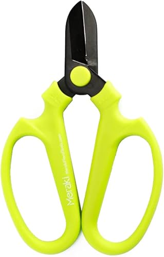 Miniatura 2 de Tijeras de flores Meraki  Tijeras de jardín con cuchillas de acero al carbono negro 6.7 pulgadas, Color Viburnum