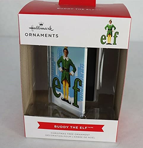 Elf Movie Retro Video Cassette Case Plastic Christmas Ornament