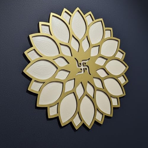 Image of TOTA Rangoli Stencils - 6x6 inch Set of 4 MDF Rangoli Colour Stencils | Reusable 3D Rangoli Mats for Diwali Home Decoration Navratri Pongal Onam Chhat Puja