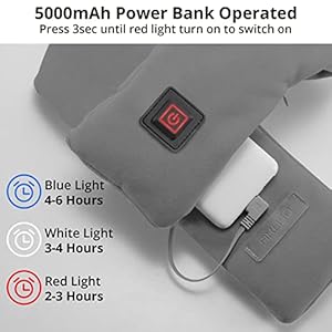 AKASO Heated Neck Wrap with 5000mAh Power Bank - Electric Heating Pad for Neck Pain Relief and Stiffness AKASO Heated Neck Wrap with 5000mAh Power Bank Electric Heating Pad for Neck Pain Relief and Stiffness