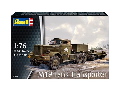 Revell 03364 M19 Tank Transporter 1:72 Scale Unbuilt/Unpainted Plastic Model Kit, Multicoloured, 15.8 cm x 24.3 cm x 3.6 cm - Image 2