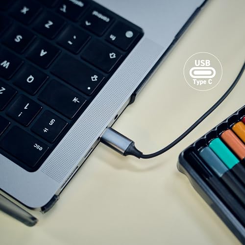 Image of Panasonic ErgoFit Wired Earbuds, in-Ear Headphones with Microphone and Call Controller, Ergonomic Custom-Fit Earpieces (S /M /L), USB-C Compatible - RP-TCM325-A (Blue)