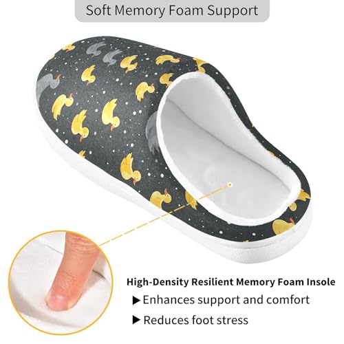 House Fuzzy Slippers Duck Cute Anti-Slip Warm Shoes for Womens & Men 208490632