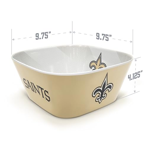 Image of YouTheFan NFL New Orleans Saints Large Party Bowl
