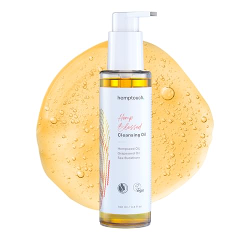 Huile nettoyante visage Hemptouch au chanvre contre la peau sèche et tiraillements