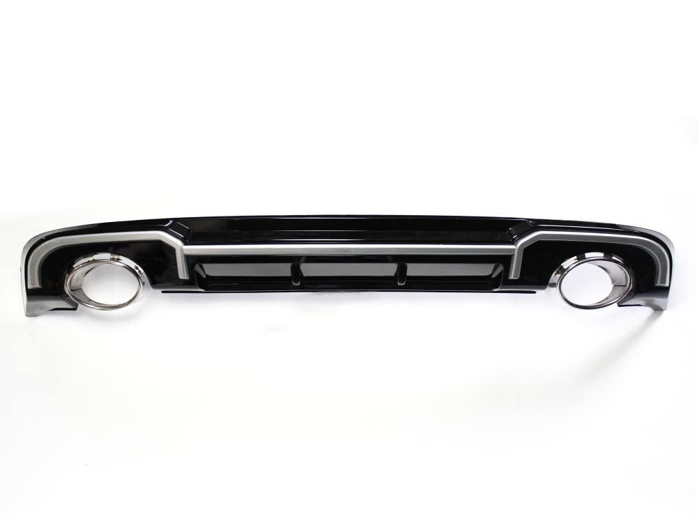 X-Parts 1023225 Diffuseur arrière de voiture en plastique ABS chromé pour peinture ou film A3 8 V à partir de 12 à 16 et non RS3