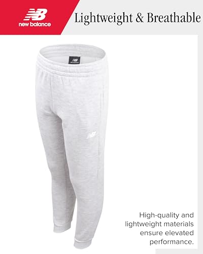 New Balance Boys' Active Sweatsuit - 2 Piece Waffle Knit Hoodie Sweatshirt and Sweatpants - Jogger Pants Set for Boys, 8-164