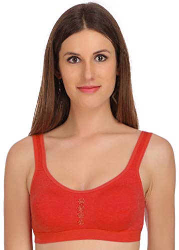 Image of FIMS - Fashion is my style Women?s Cotton Lycra Molded Cup Sports Bra Gym Bra Yoga Bra Running Bra Sports Bra Sports Bra for Women for Gym Sports Bra for Girls Sports Bra for Women Pack of 1