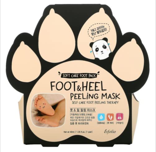 Esfolio Soft Foot Pack Foot & Heel Peeling Mask |Self Care Foot Peeling Therapy 40ml / 1.35 fl. oz. (1 Pair)