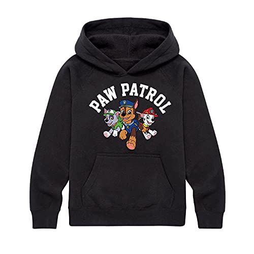 HYBRID APPAREL - Paw Patrol - Paw Patrol Crew - Toddler And Youth Pullover Hooded Fleece Sweatshirt - Size 5T Black
