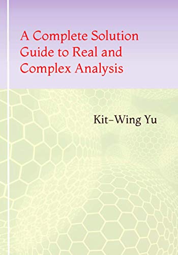 A Complete Solution Guide to Real and Complex Analysis - Picture 1 of 1