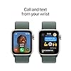 Apple Watch SE (2nd Gen) [GPS 40mm] Smartwatch with Starlight Aluminum Case with Lake Green Sport Loop One Size. Fitness and Sleep Trackers, Crash Detection, Heart Rate Monitor, Carbon Neutral #3