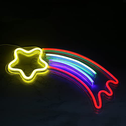 Image of 5V White Love LED Neon Sign Christmas Wedding Party Decoration Wall Lamp USB Powered Children Bedroom Night Light (Meteor)
