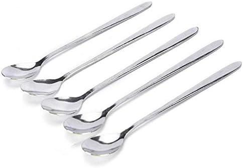 Spoons Spoon Long Handle Stainless Steel Coffee Spoon， Cold Drink Ice Cream Tea Spoon， Home Table Spoon Set Spoon
