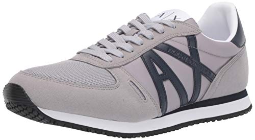 Chaussures de course Armani Exchange rétro, les sneakers running indispensables en noir