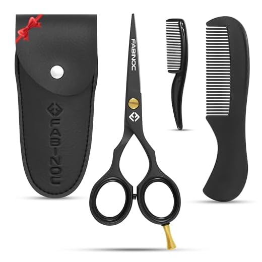 FABINOC Beard and Moustache Scissors Kit