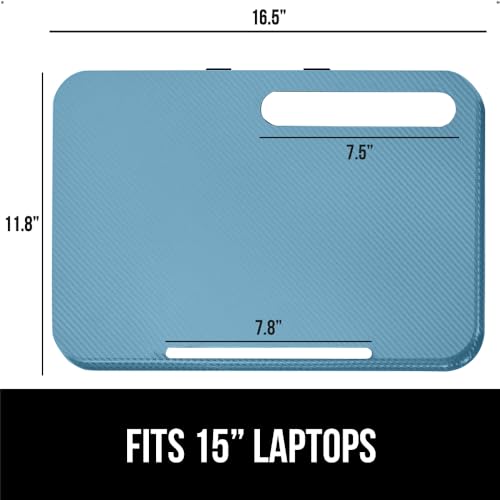 Gorilla Grip 840316710947 Laptop Lap Desk With Phone Holder, Pillow Cushion Desks Fit Laptops Up To 15.6", Tray Ledge Keep Computers In Place thumb #3