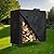 Firewood Log Rack Cover 8 Ft 4 Ft, Outdoor Firewood Rack Cover Waterproof Windproof UV Protector Firewood Storage Cover for Outdoor, Cover Only